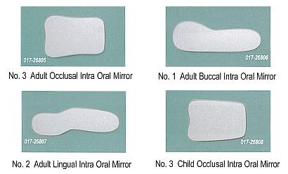 MILTEX INTRA-ORAL MIRRORS set of 4 INTEGRA #017-26809  - Click Image to Close